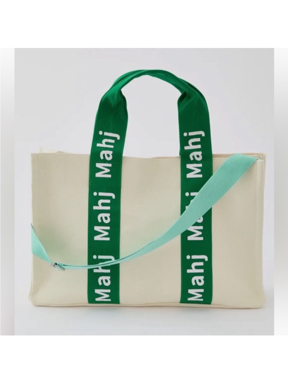 Oh My Mahjong Kelly Green Mahj It All tote bag